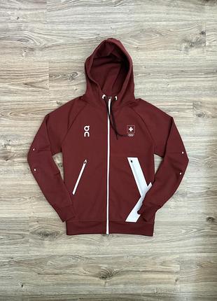 Толстовка on running hoodie спортивна кофта salomon nike adidas