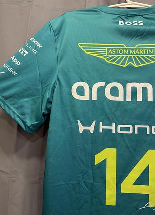 Formula 1 aston martin, футболка фернандо алонсо, номер 14