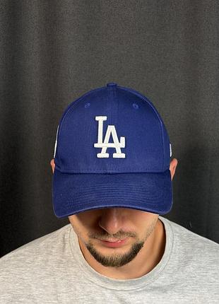 Фірмова кепка бейсболка los angeles dodgers new era side patch 9forty adjustable cap