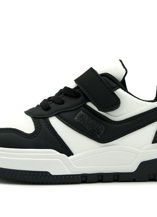 Кроссовки для мальчика xifa белый с черным (528-013 black-white (31 (19 см))
