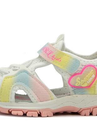 Босоніжки для дівчинки kimboo біло-рожевий (gy2385-1c white-pink (22 (14,5 см))