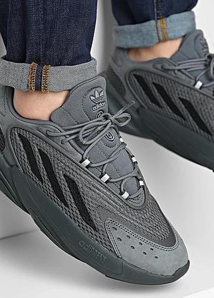 Кросівки adidas ozelia no brand підліткові, для хлопчика сірий 38 (24 см) (b202 grey)