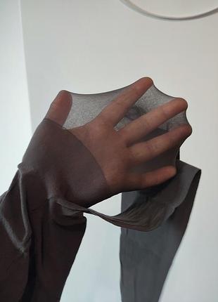 Красивые колготки графитовые l-xl