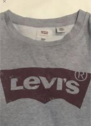 Levi’s 💙сірий світшот 💛40/l/48/чоловічий одяг/унісекс