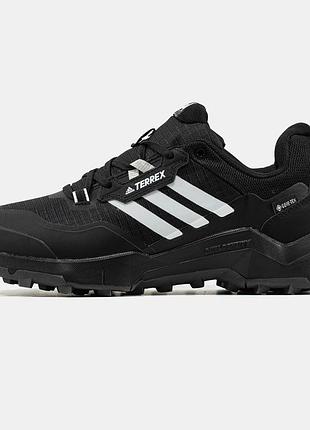 Влагостойкие термо кроссовки adidas terrex ax4 gore-tex black white