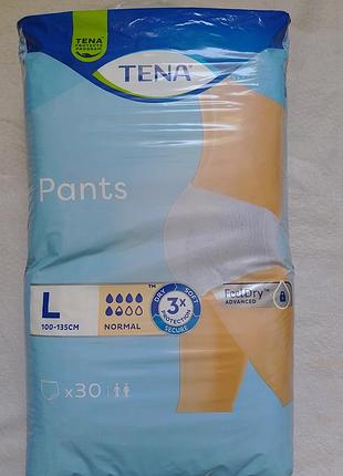 Підгузки - трусики урологічні tena pants normal 30 шт. l, 30. швеція