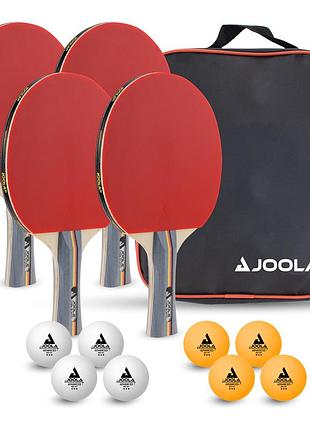 Набір для настільного тенісу joola team school 4 bats 8 balls (54825)