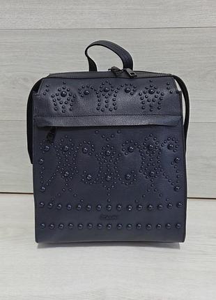 Фірмовий шкіряний рюкзак pollini, оригінал