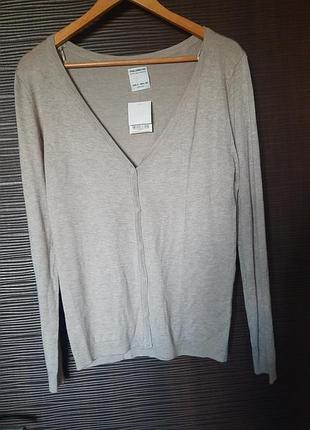 Кардиган, кофта на пуговицах женская бренда pull &amp; bear размер eur l, x,l вискоза нейлон