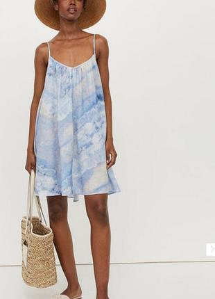 Легкий воздушный сарафан из лиоцелла от h&amp;m