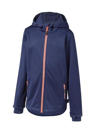 Куртка softshell (софтшел) водоотталкивающая и ветрозащитная для девочки rocktrail bionic-finish® eco 418412 146-152 см (10-12