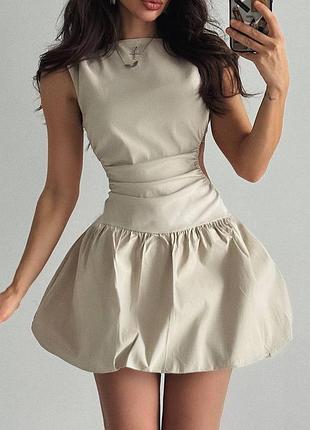 Распродажа платье prettylittlething с открытой спиной зефирка