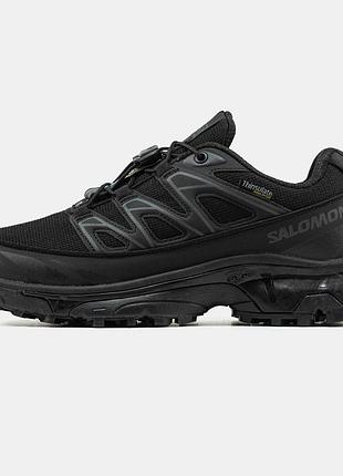 Водовідштовхуючі термо кросівки salomon xa pro street gore-tex thinsulate all black