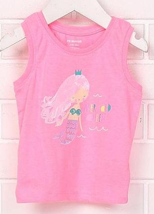 Майка бавовняна для дівчинки primark bdo60319 068 см (3-6 months) рожевий