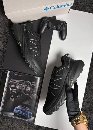 Чоловічі кросівки columbia trail vibram black