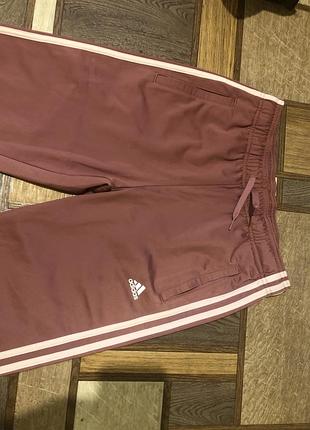 Штани, підліткові, adidas, рожеві 164, 13-14 років, матеріал в фото