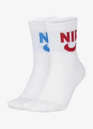 Чоловічі / жіночі шкарпетки найк оригінал nike u nk heritage ankle 2pr sk0204-902