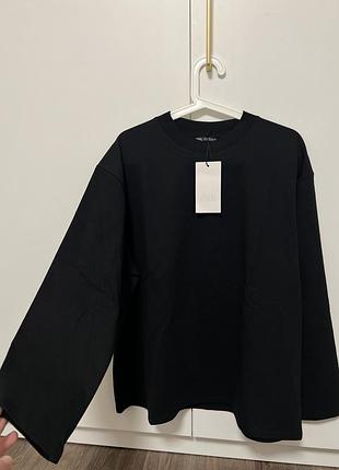 Новий лонгслів zara реглан чоловічий
