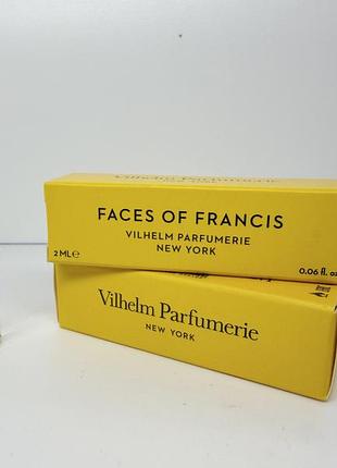 Vilhelm parfumerie faces of francis парфумована вода