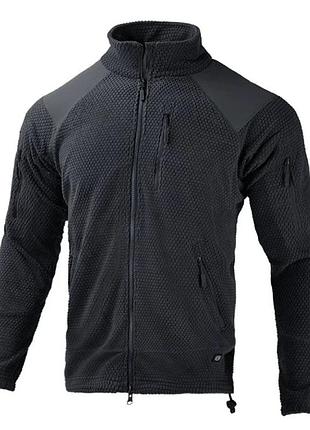 Кофта тактична флісова han-wild grid fleece. чорний s