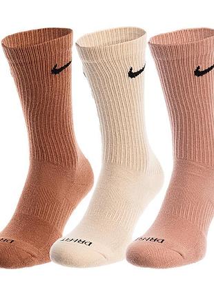 Чоловічі / жіночі шкарпетки найк оригінал nike u everyday plus cush crew 3pr sx6888-914