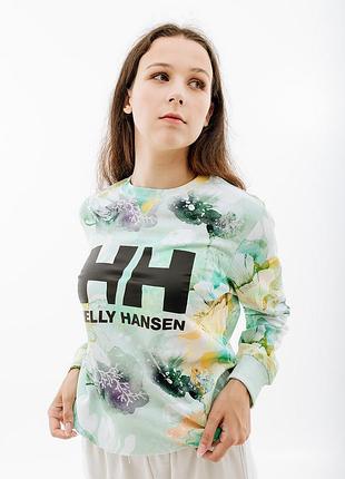 Жіночий світшот хеллі хенсен оригінал helly hansen w hh logo crew sweat esra 34261-406
