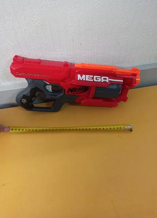 Бластер hasbro nerf mega cycloneshock. 4