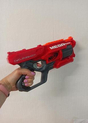Бластер hasbro nerf mega cycloneshock. 3