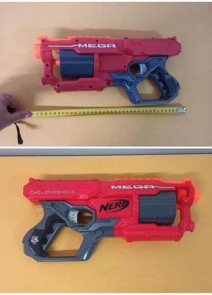 Бластер hasbro nerf mega cycloneshock. 10