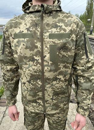 Куртка пиксель весенняя грета. тактическая летняя военная/армейская куртка