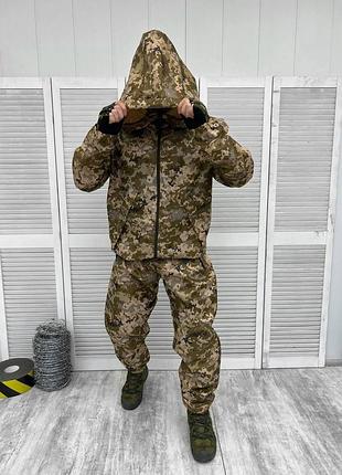Костюм дождевой маскировочный пиксель. костюм зимний военный маскировочный