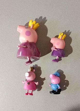 Фигурки принцесса  свинка пепа, джордж,pepa pig, abd