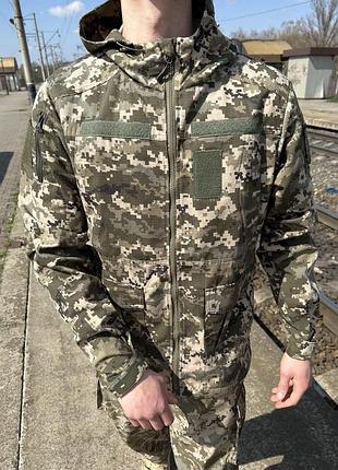 Куртка rip-stop пиксель. тактическая военная/армейская куртка рип стоп