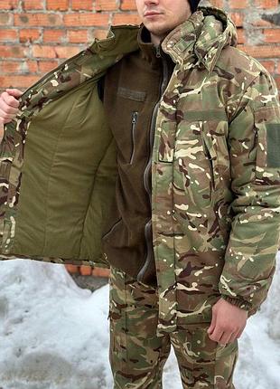 Бушлат мультикам зимний всу. зимний мужской бушлат на флисе