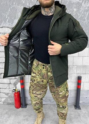 Куртка бушлат standard oliva omni-heat. куртка военная хаки камуфляж