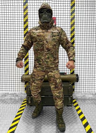 Зимовий тактичний костюм софтшелл single sword jumper (подвійний фліс). костюм зимовий військовий камуфляж