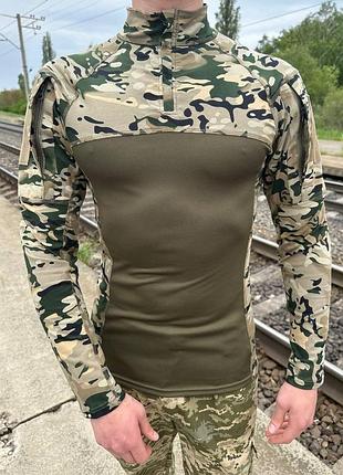 Тактична сорочка (убакс) мультикам вологовідвідний coolpas. бойова літня сорочка убакс весна/літо