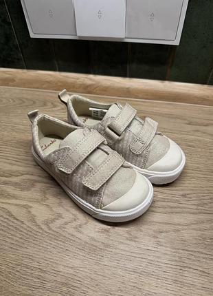 Бежеві кеди clark’s для дівчини 25 розмір