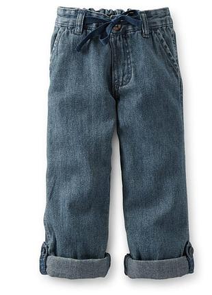 Джинсы и капри 2 в 1 carters сша с подворотом