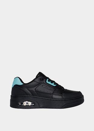 Жіночі кеди низькі скетчерс оригінал skechers жін. 177710 bktq 177710-bktq
