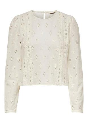 Блуза onlbailey life ls b ang dnm top ff 15226135 mellow yellow only l бежевый 15226135mellowyellow xs