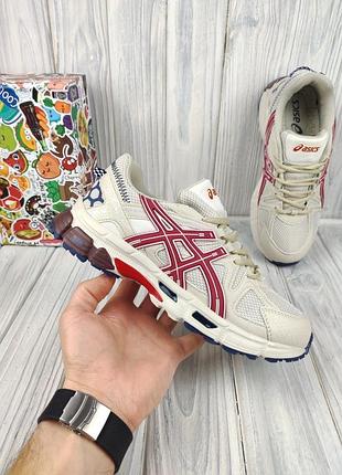 Мужские кроссовки asics gel-kahana 8 white & red 43 43