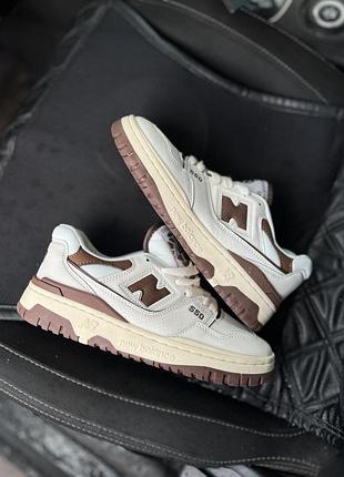 Мужские / женские кроссовки нью баланс new balance 550 beige бежевый 36 42