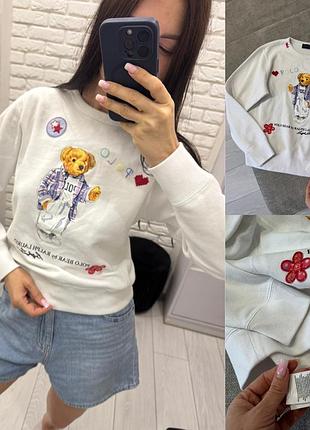 Світшот ralph lauren ведмедик
