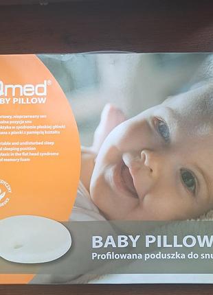 Ортопедична подушка для новонароджених qmed baby pillow