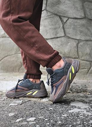 Мужские / женские кроссовки адидас иззи adidas yeezy 700 v1 mauve 37 41