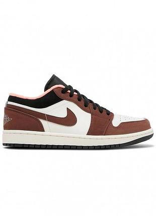 Чоловічі / жіночі кросівки найк джордан оригінал nike jordan 1 low mocha dc6991-200