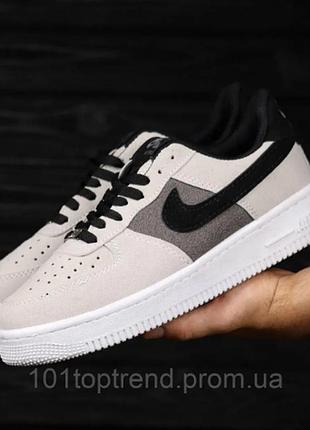Мужские кроссовки найк аир форс nike air force gray серый 41 42