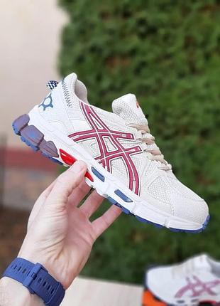 Мужские кроссовки asics gel-kahana 8 white & red 43 44