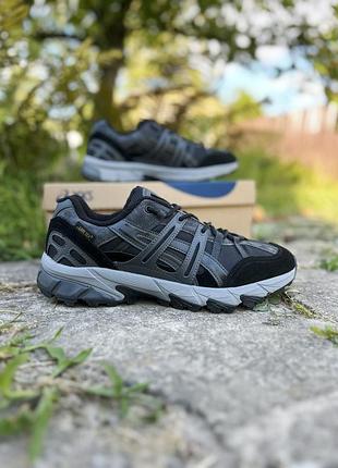 Мужские кроссовки асикс стильные asics gel-sonoma termo black gray 44
